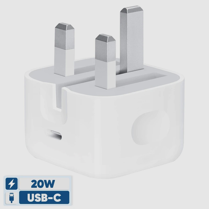 شارژر دیواری اپل 20 وات مدل 3 پین B/A