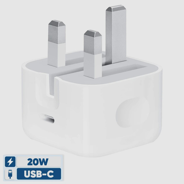 شارژر دیواری اپل 20 وات مدل 3 پین B/A