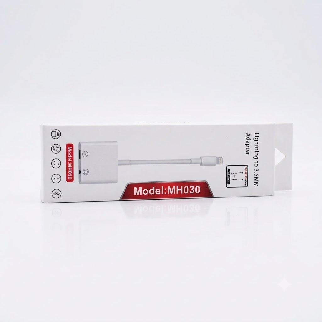 مبدل لایتنینگ به AUX و لایتنینگ مدل MH030