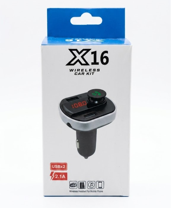 اف ام پلیر و شارژر فندکی بلوتوثی خودرو مدل X16