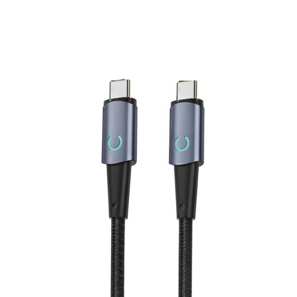 کابل تبدیل USB-C به USB-C نکسو مدل NEXO NC-102C توان ۱۲۰ وات طول ۱ متر