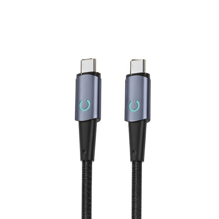 کابل تبدیل USB-C به USB-C نکسو مدل NEXO NC-102C توان ۱۲۰ وات طول ۱ متر