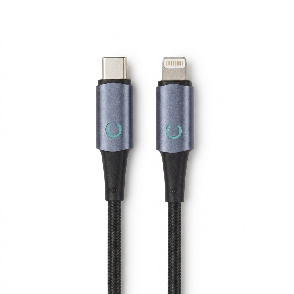 کابل تبدیل USB-C به Lightning نکسو مدل NEXO NC-102i توان ۱۲۰ وات طول ۱ متر