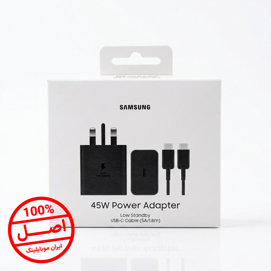 شارژر دیواری 45 وات سامسونگ مدل EP-T4511 Low Standby به همراه کابل