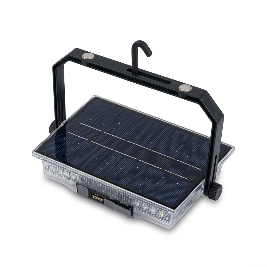 پرژکتور LED خورشیدی و لامپ اضطراری آویز مدل IP65