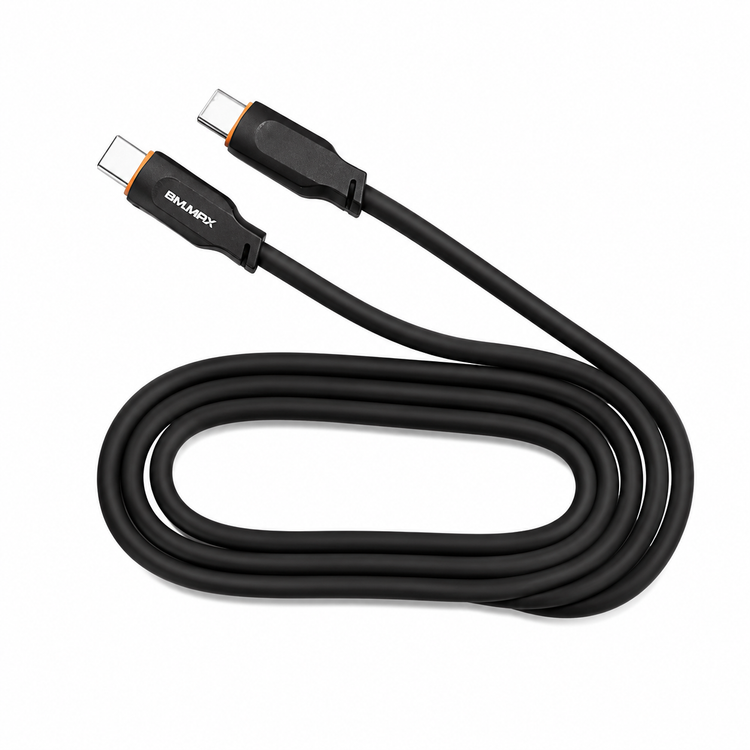 کابل تبدیل USB-C به USB-C بی ام مکس BM.MAX مدل BM-102 ژله ای